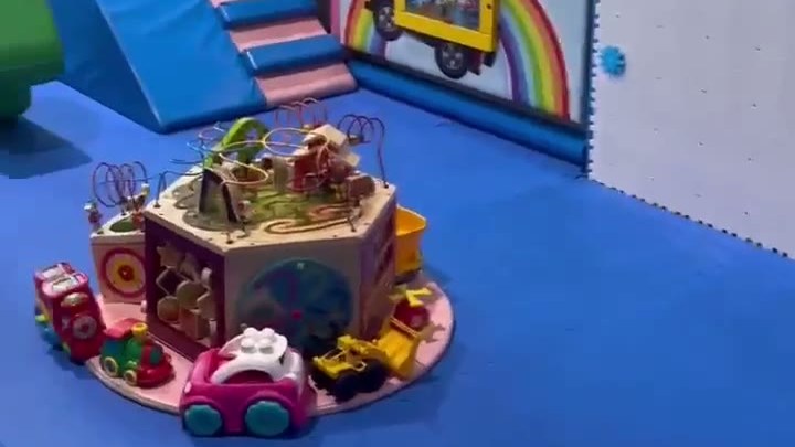 Soft play area at Wonderland Indoor Playground with padded floors and activity toys