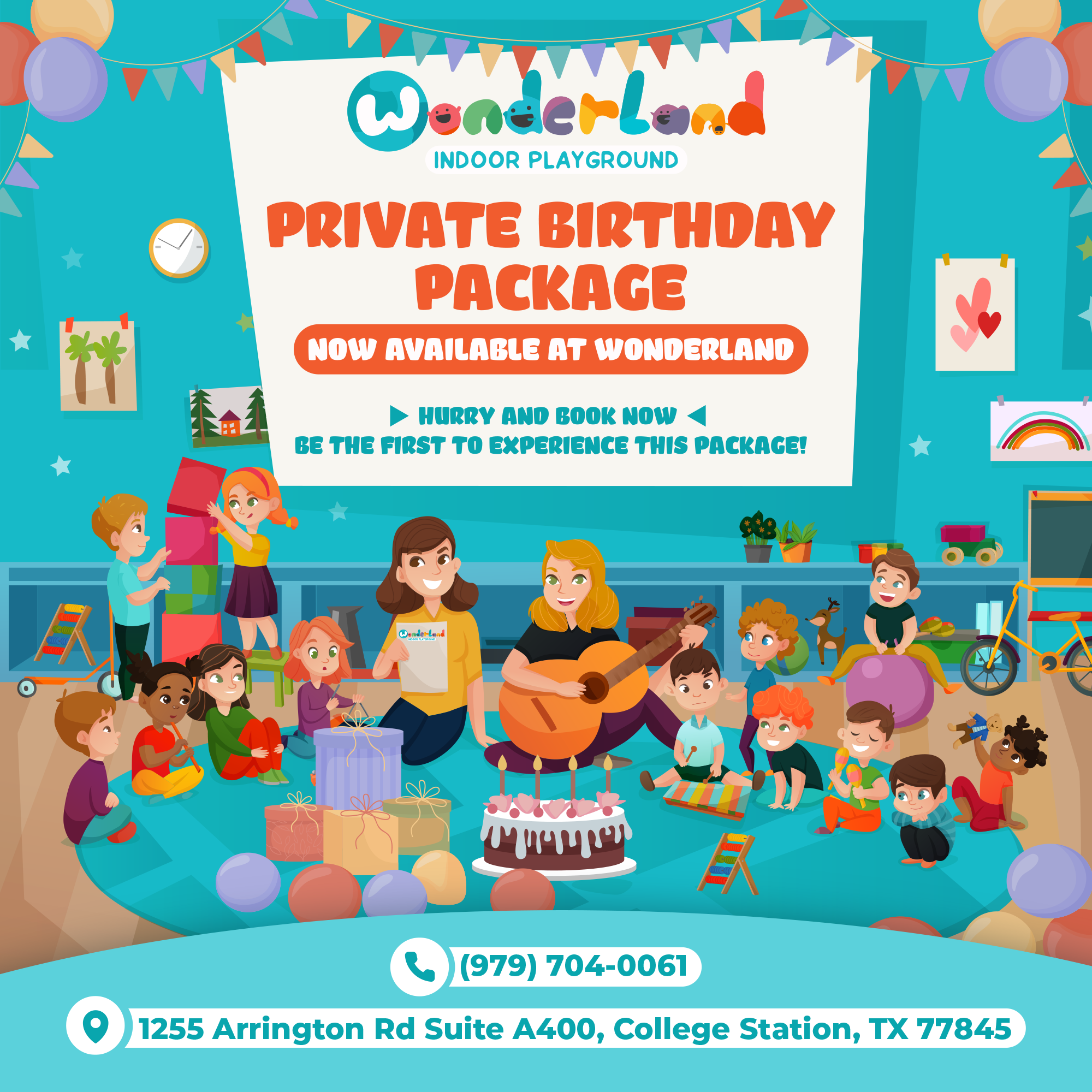 Private Birthday Package at Wonderland: full offer poster